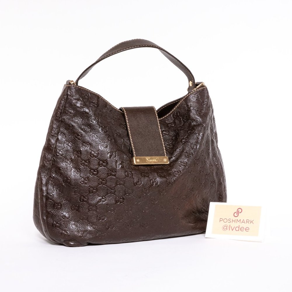 ❌SOLD❌ Authentic GUCCI Leather Hobo Bag - Picture 15 of 15